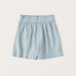 Linen Blend Pull-On Shorts
